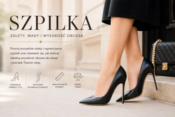 Eleganckie czarne szpilki na wysokim obcasie, podkreślające kobiecy styl. Poznaj różne rodzaje szpilek i dobierz idealną wysokość obcasa.